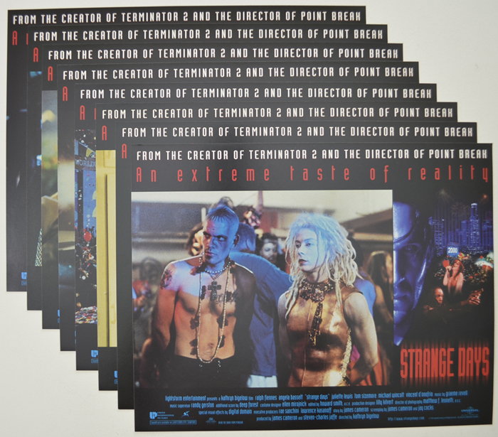 Strange Days <p><a> Set Of 8 Cinema Lobby Cards </i></p>