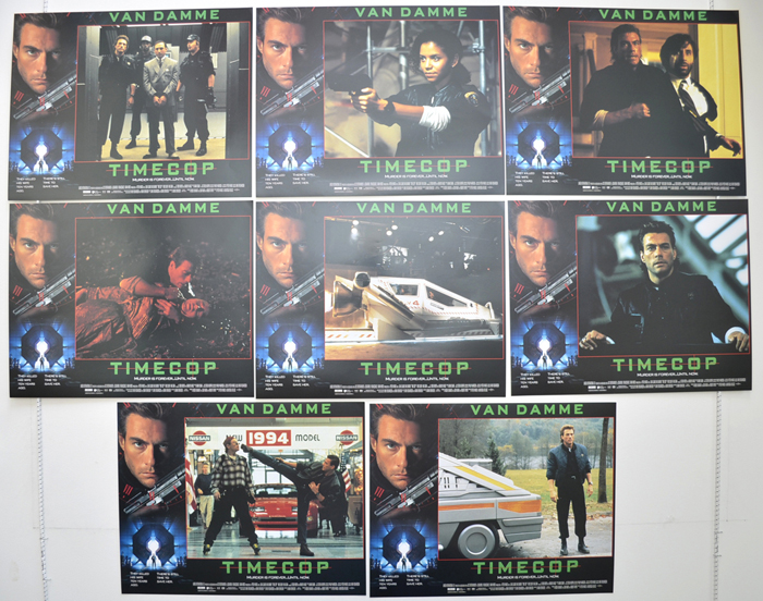 Timecop <p><a> Set Of 8 Cinema Lobby Cards </i></p>
