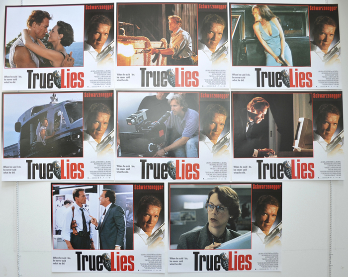 True Lies <p><a> Set Of 8 Cinema Lobby Cards </i></p>