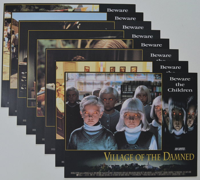Village Of The Damned <p><a> Set Of 8 Cinema Lobby Cards </i></p>