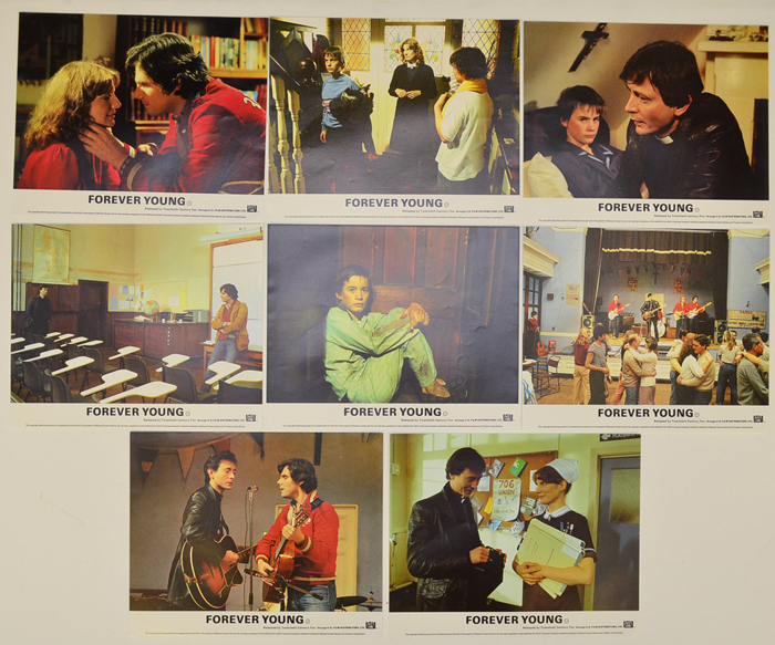 Forever Young <p><a> Set of 8 Original Lobby Cards / Colour Front Of House Stills </i></p>