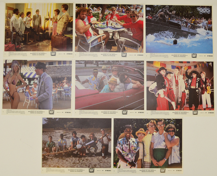 Revenge Of The Nerds II <p><a> Set of 8 Original Lobby Cards / Colour Front Of House Stills </i></p>