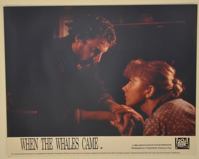When The Whales Came <p><a> Original Lobby Card / Colour Front Of House Still </i></p>