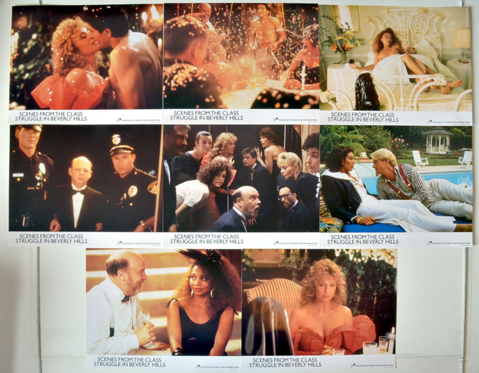 Scenes From The Class Struggle In Beverly Hills <p><i> Set Of 8 Cinema Lobby Cards </i></p>