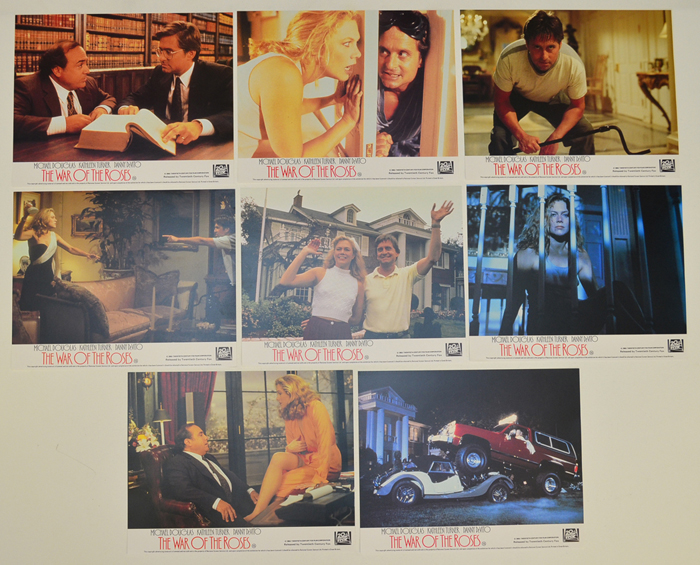War Of The Roses (The) <p><a> Set of 8 Original Lobby Cards / Colour Front Of House Stills </i></p>