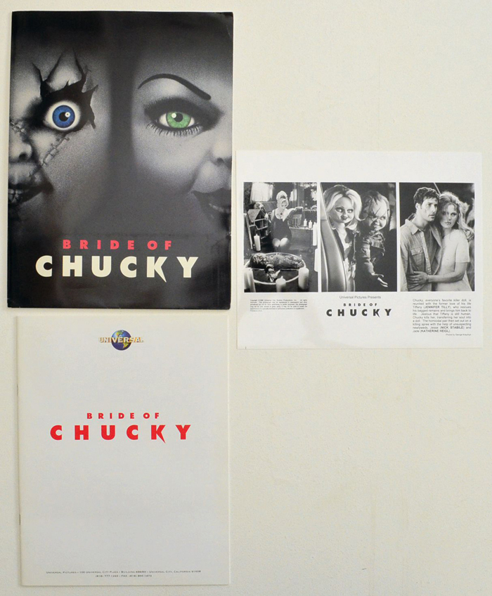 Bride Of Chucky <p><i> Original Press Kit with 1 Black & White Still </i></p>