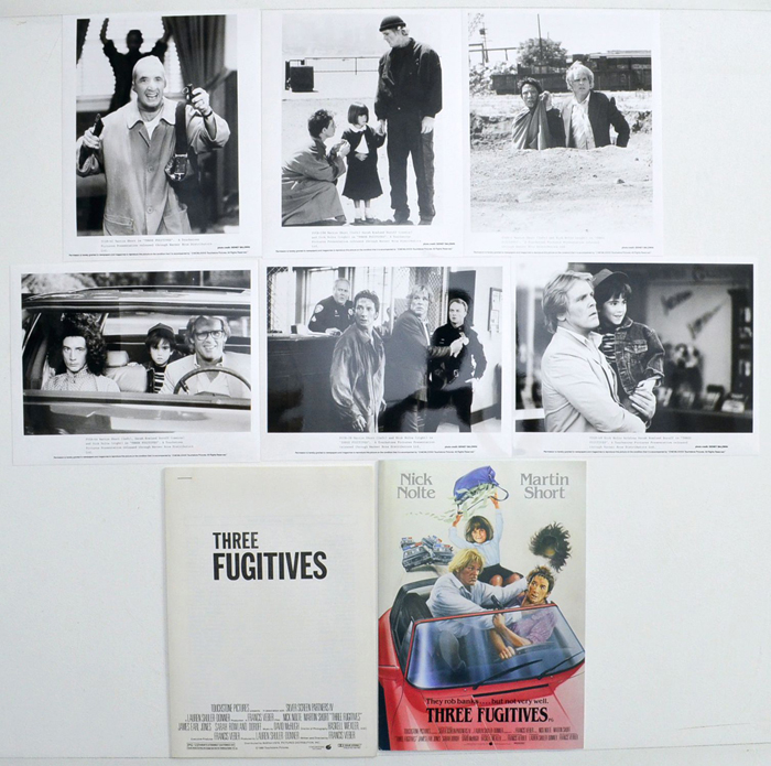 Three Fugitives <p><i> Original Press Kit with 6 Black & White Stills </i></p>