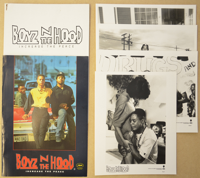 Boyz N The Hood <p><i> Original Press Kit with 4 Black & White Stills </i></p>
