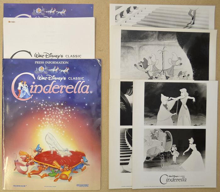 Cinderella (1991 re-release) <p><i> Original Press Kit with 4 Black & White Stills </i></p>