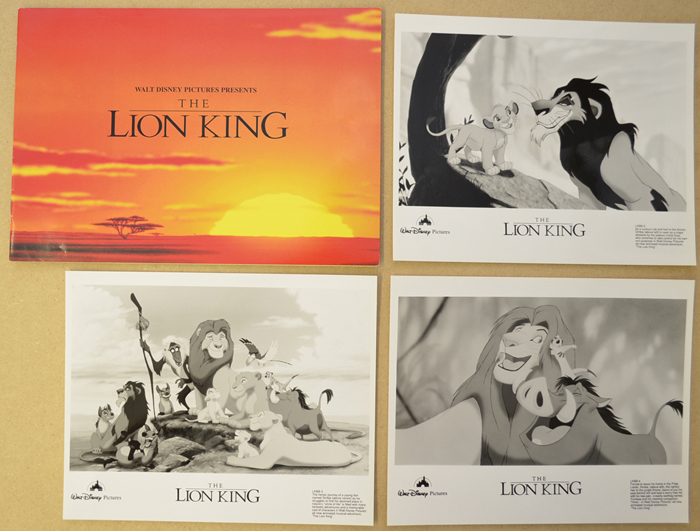 Lion King (The) <p><i> Original Press Kit with 3 Black & White Stills </i></p>