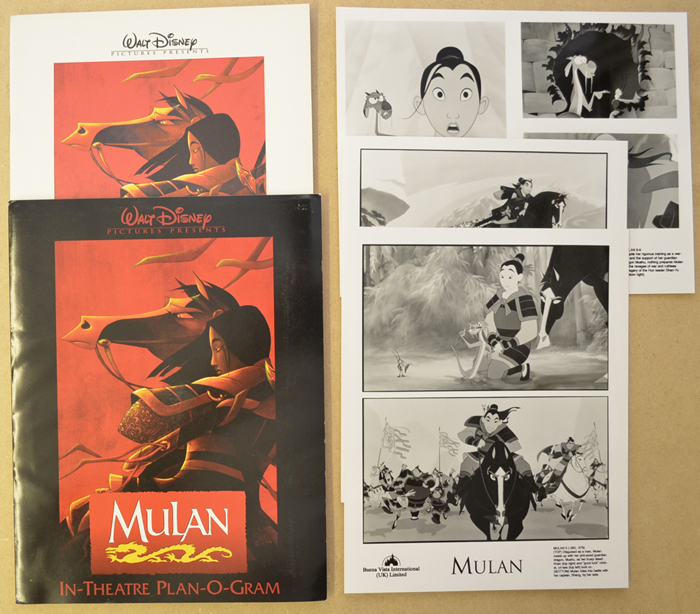Mulan <p><i> Original Press Kit with 3 Black & White Stills </i></p>