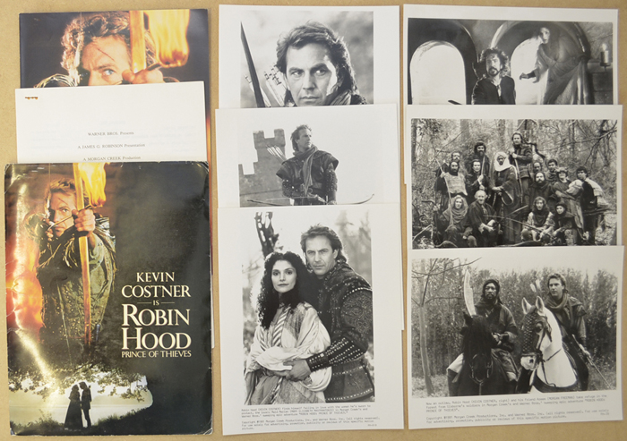 Robin Hood Prince Of Thieves <p><i> Original Press Kit with 6 Black & White Stills </i></p>