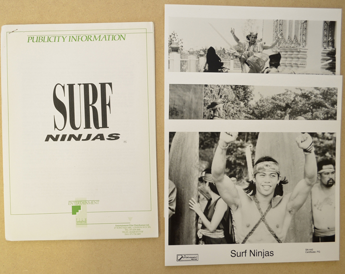 Surf Ninjas <p><i> Original Press Kit with 3 Black & White Stills </i></p>