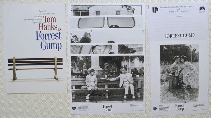Forrest Gump <p><i> Original Press Kit with 6 Black & White Stills </i></p>