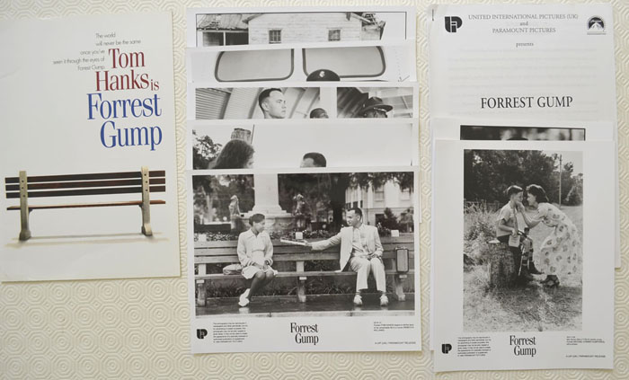Forrest Gump <p><i> Original Press Kit with 7 Black & White Stills </i></p>