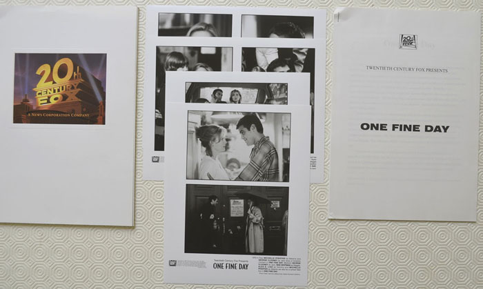 One Fine Day <p><i> Original Press Kit with 4 Black & White Stills </i></p>