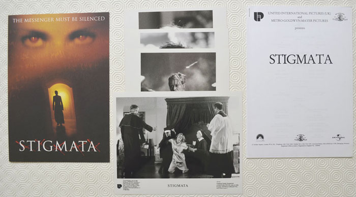Stigmata <p><i> Original Press Kit with 4 Black & White Stills </i></p>