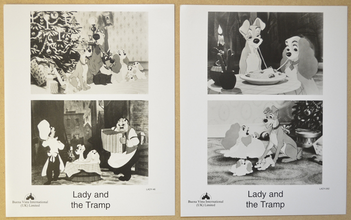 Lady And The Tramp <p><i> 2 Original Black And White Press Stills </i></p>