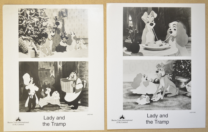 Lady And The Tramp <p><i> 2 Original Black And White Press Stills </i></p>