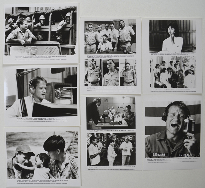 Good Morning Vietnam <p><a> 7 Original Black And White Press Stills </i></p>