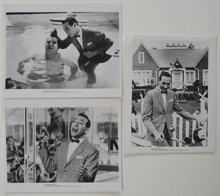 Pee Wee's Big Adventure <p><a> 3 Original Black And White Press Stills </i></p>