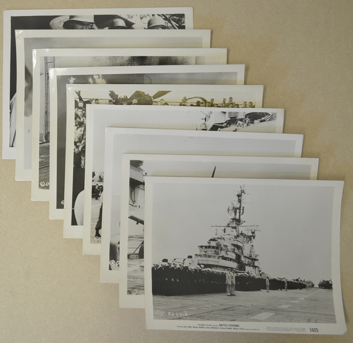 Battle Stations <p><i> 9 Original Black And White Press Stills - Set A</i></p>