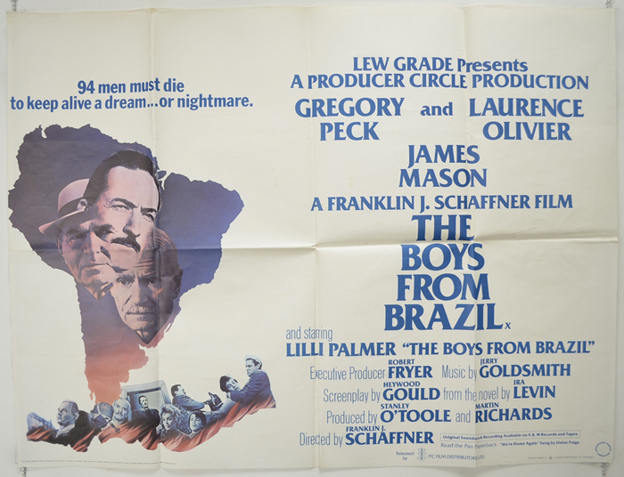 Boys From Brazil (The) - Original Cinema Movie Poster From ...