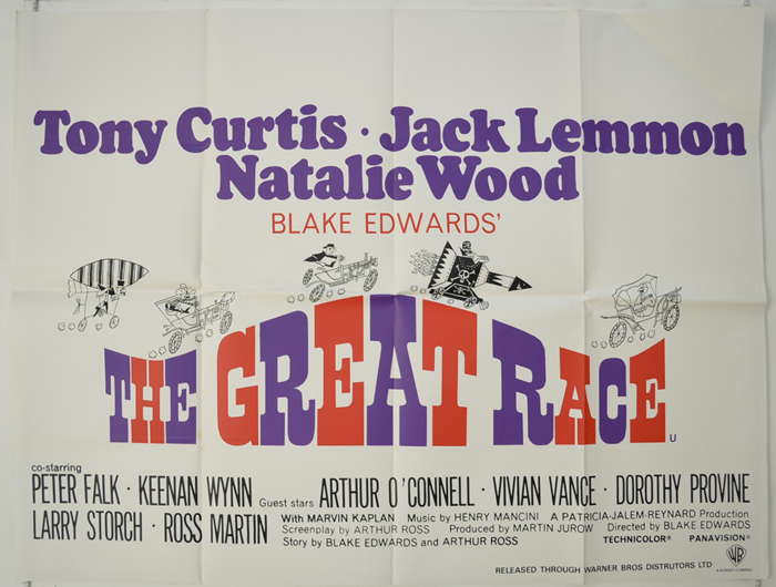 Great Race (The) <p><i> (1970-72 re-release poster) </i></p>