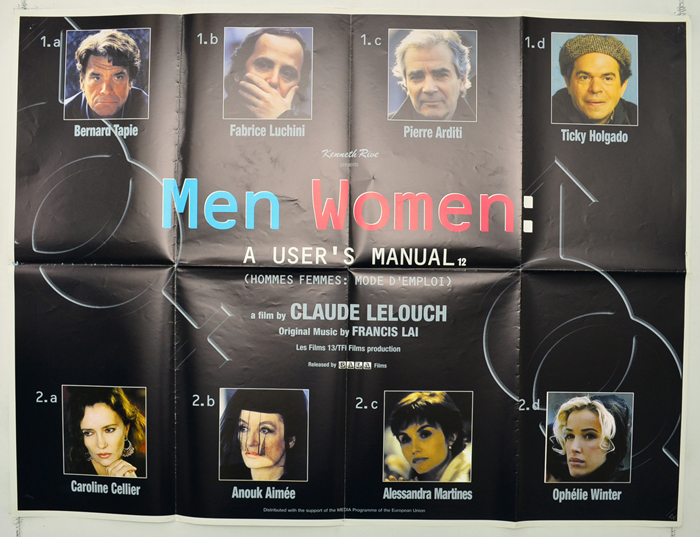 Men, Women, A User's Manual <p><i> (a.k.a. Hommes, femmes : mode d'emploi) </i></p>