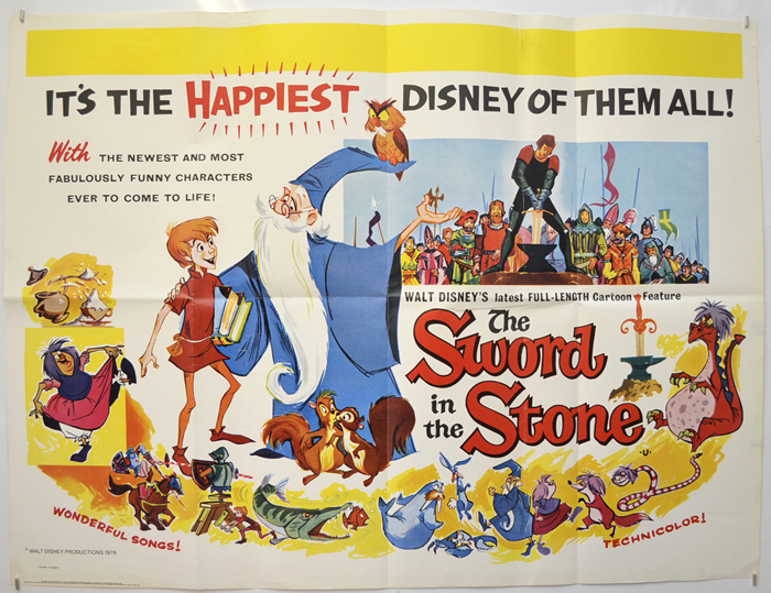 Sword In The Stone (The) <p><i> (1976 re-release poster) </i></p>