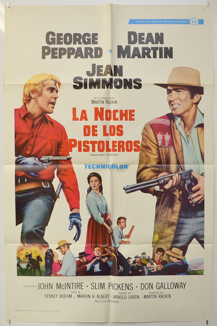Rough Night In Jericho <p><i> Spanish One Sheet Poster </i></p>