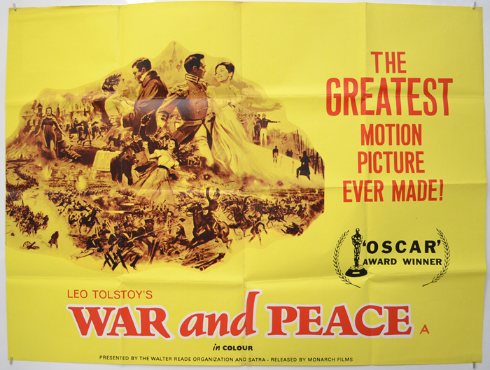 War and Peace <p><i> (1980’s re-release poster) </i></p>