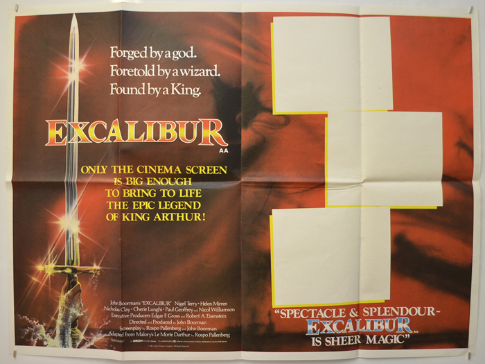 Excalibur <p><i> (Cinema Lobby Stills Display Poster) </i></p>