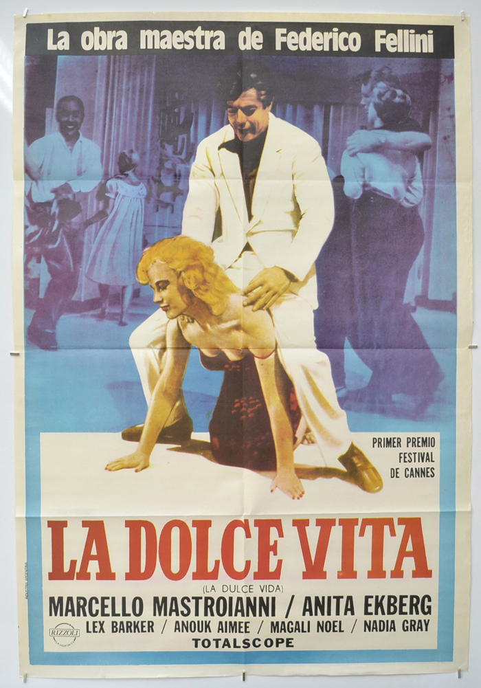 La Dolce Vita <p><i> (Cinema Poster From Argentina)</i></p>