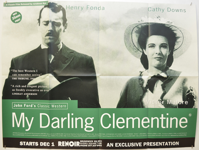 My Darling Clementine <p><i> (1995 re-release poster) </i></p>