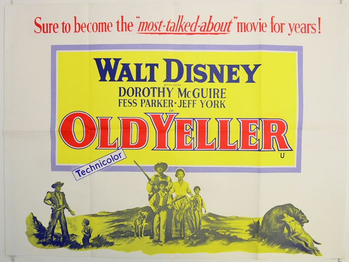 Old Yeller <p><i> (1970’s re-release poster) </i></p>
