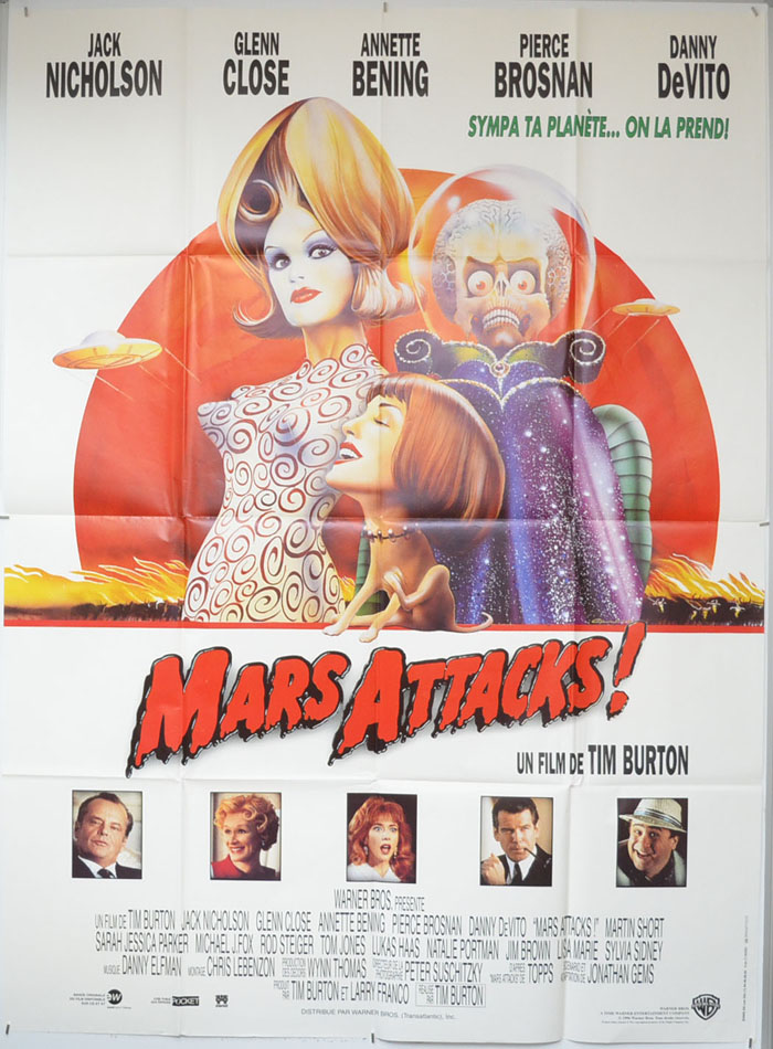 Mars Attacks <p><i> Original French Grande Poster </i></p>