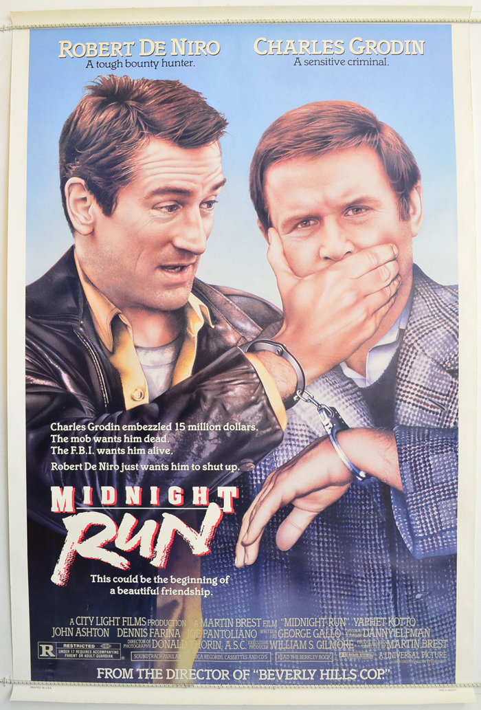 Midnight Run Action Movie Posters Wall chart A3 size cinema film