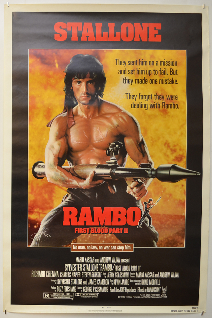 Rambo Classic Movie Poster Art Print A0 A1 A2 A3 A4 Maxi