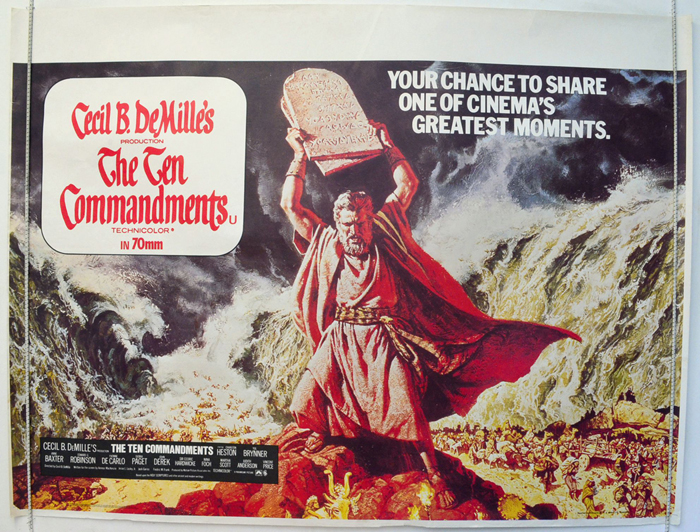 Ten Commandments (The) <p><i> (1972 70mm re-release Poster) </i></p>