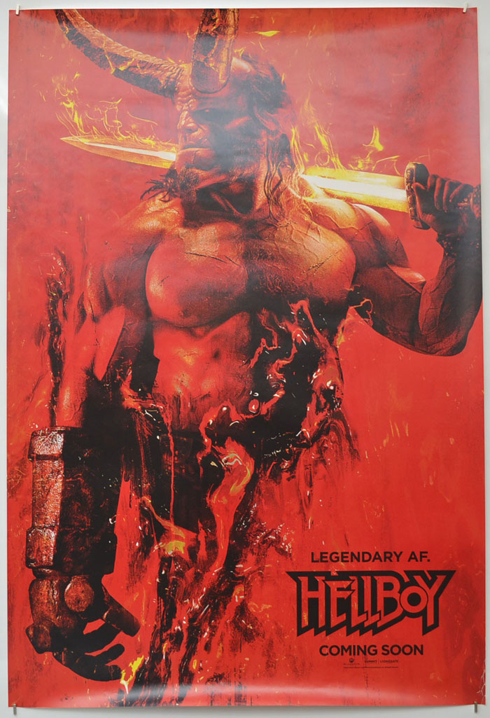 Hellboy Regular  2019 Original Movie Poster Double Sided 27x40 