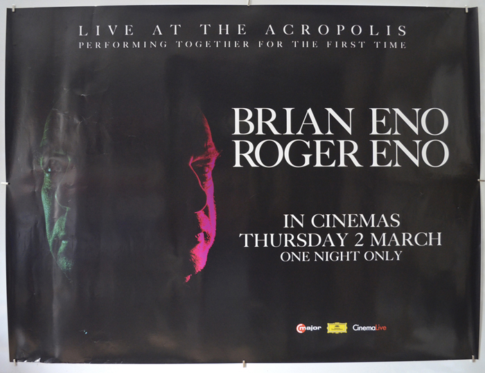 Brian and Roger Eno Live At The Acropolis