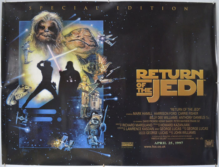 Star Wars Episode VI : The Return Of The Jedi <p><i> (1997 Special Edition Quad Poster) </i></p