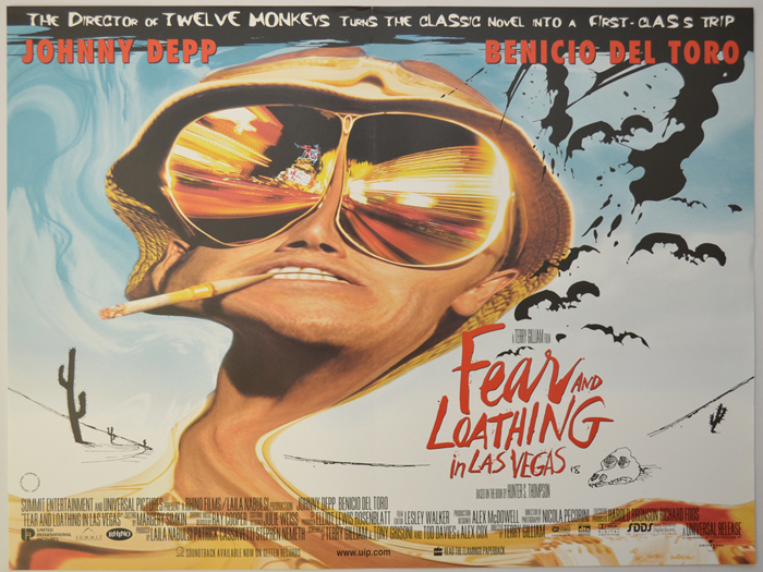 Fear And Loathing In Las Vegas Movie Sheet Poster 24x36 inch *Fast Shipping*