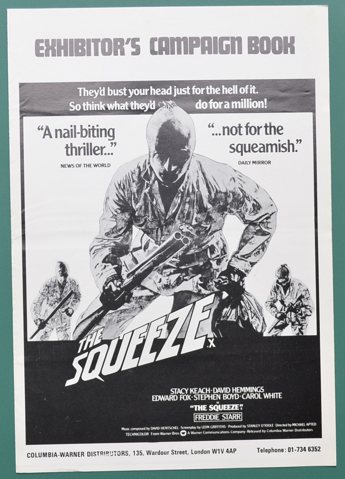 Squeeze (The) <p><i> Original 6 Page Cinema Exhibitors Campaign Pressbook </i></p>