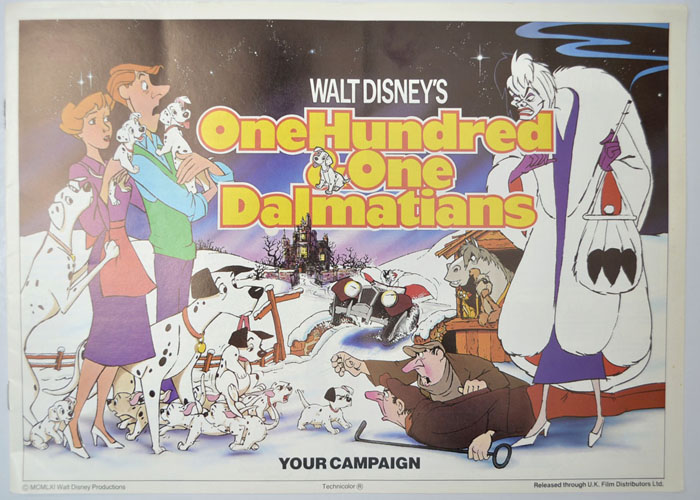 One Hundred And One Dalmatians (1985 re-release) <p><i> Original 8 Page Cinema Exhibitors Campaign Pressbook </i></p>