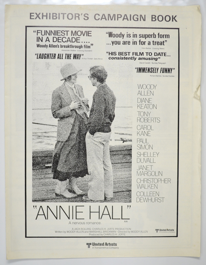 Annie Hall <p><i> Original 6 Page Cinema Exhibitors Campaign Pressbook </i></p>