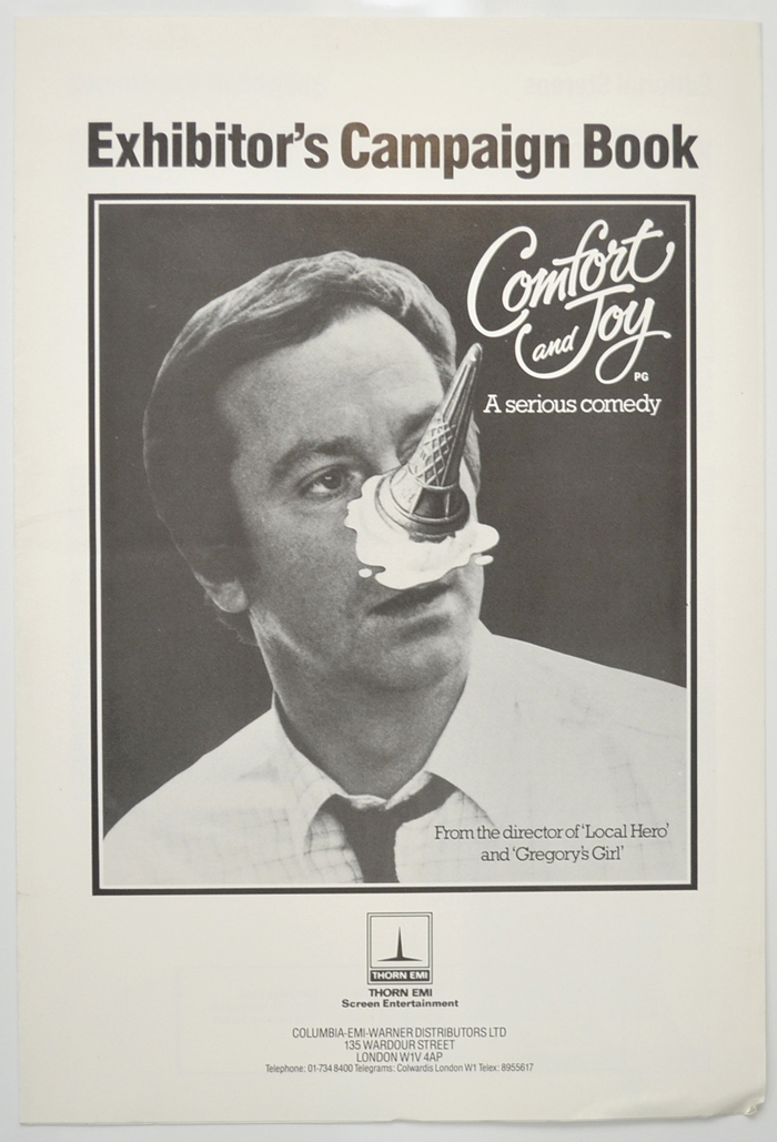 Comfort And Joy <p><i> Original 6 Page Cinema Exhibitors Campaign Pressbook </i></p>