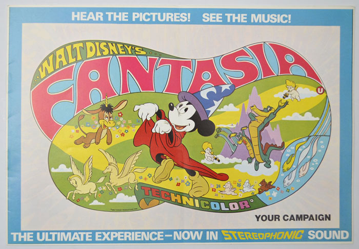 Fantasia (1976 re-release) <p><i> Original 12 Page Cinema Exhibitors Campaign Pressbook  </i></p>