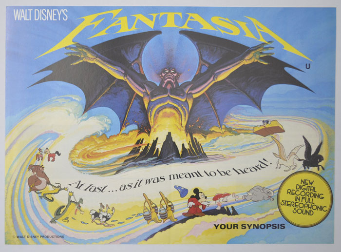 Fantasia (1982 re-release) <p><i> Original Cinema Exhibitor's Press Synopsis / Credits Booklet </i></p>